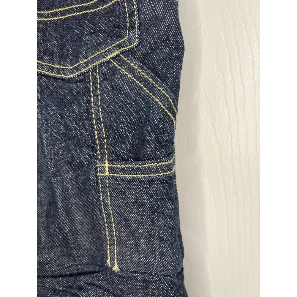 OshKosh B'gosh Carpenter Jeans Kids 5T Dark Blue NEW E-Z Adjust Waist Utility